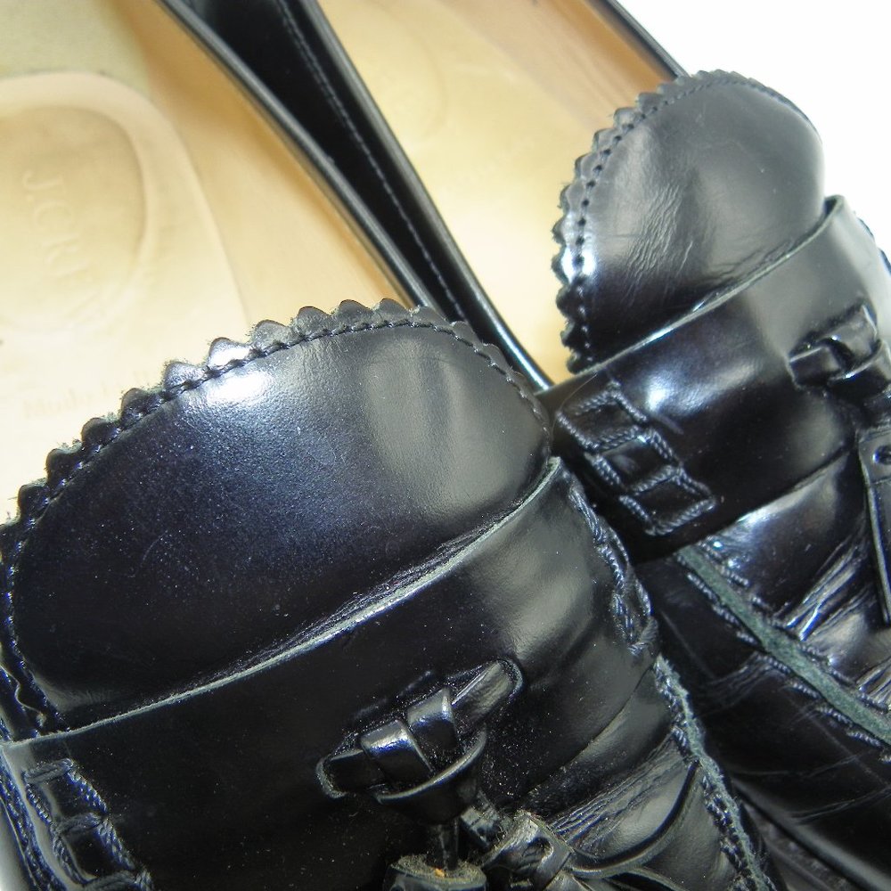 J CREW BLK LEATHER LOAFER SZ 7.5 - Picture 8 of 8